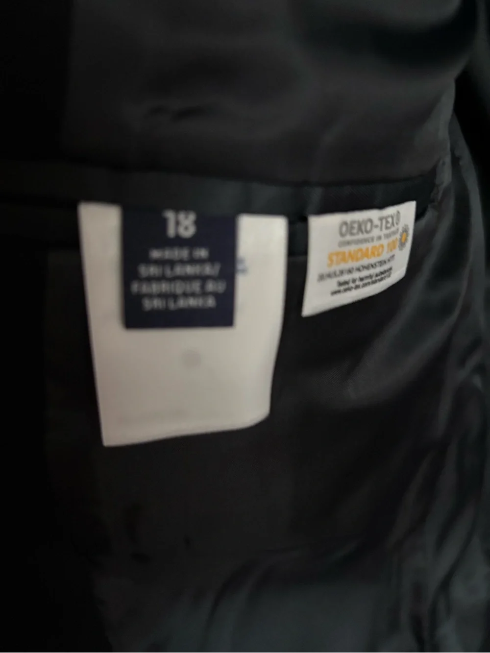 Lands' End Boys Navy Sport Coat